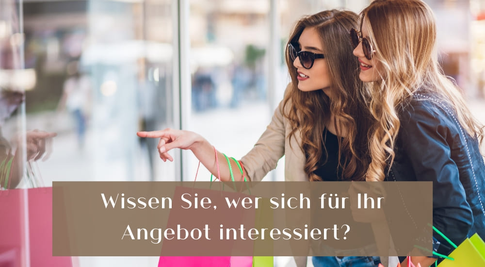 Laufkundschaft will durch den Selbstständigen zum Kaufen animiert werden.