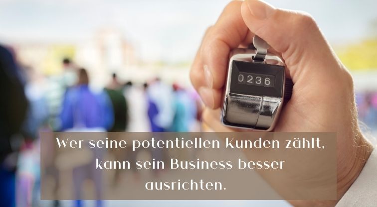 Wer seine Laufkunden genau zählt, kann sein Business besser ausrichten.